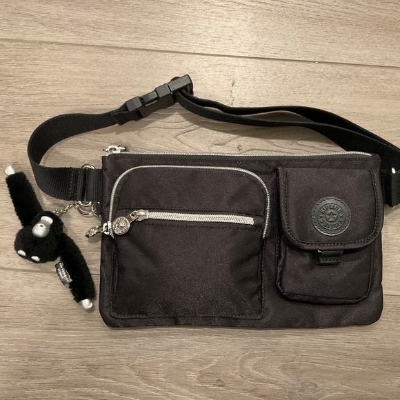 KIPLING Presto Waist Bag Black NWOT - Picture 1 of 8